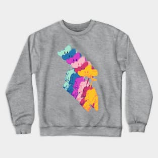 Awkward Cloud Inspired by Joseph's Technicolor Dreamcoat Crewneck Sweatshirt